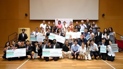 Youths innovate for social good at Mapletree-SCCCI River Hongbao Hackathon 2025